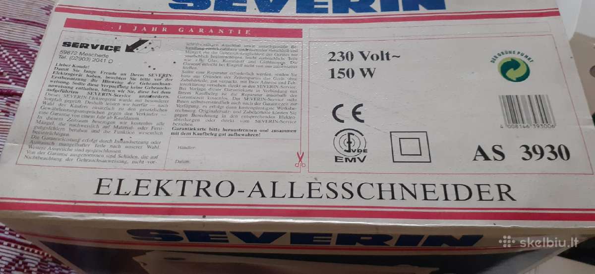 Elektrine maisto pjaustykle - nuotraukos Nr. 5