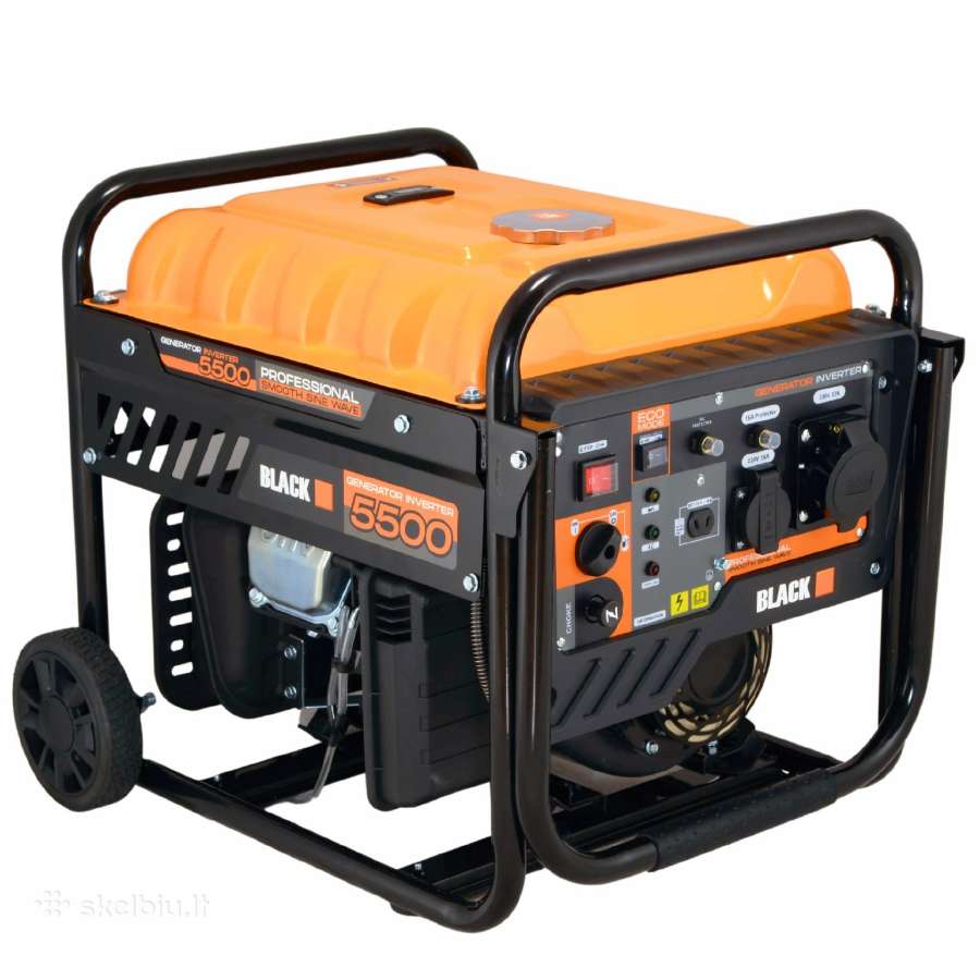 Black Inverter Generator 5500–5.5kw (Inverterinis)