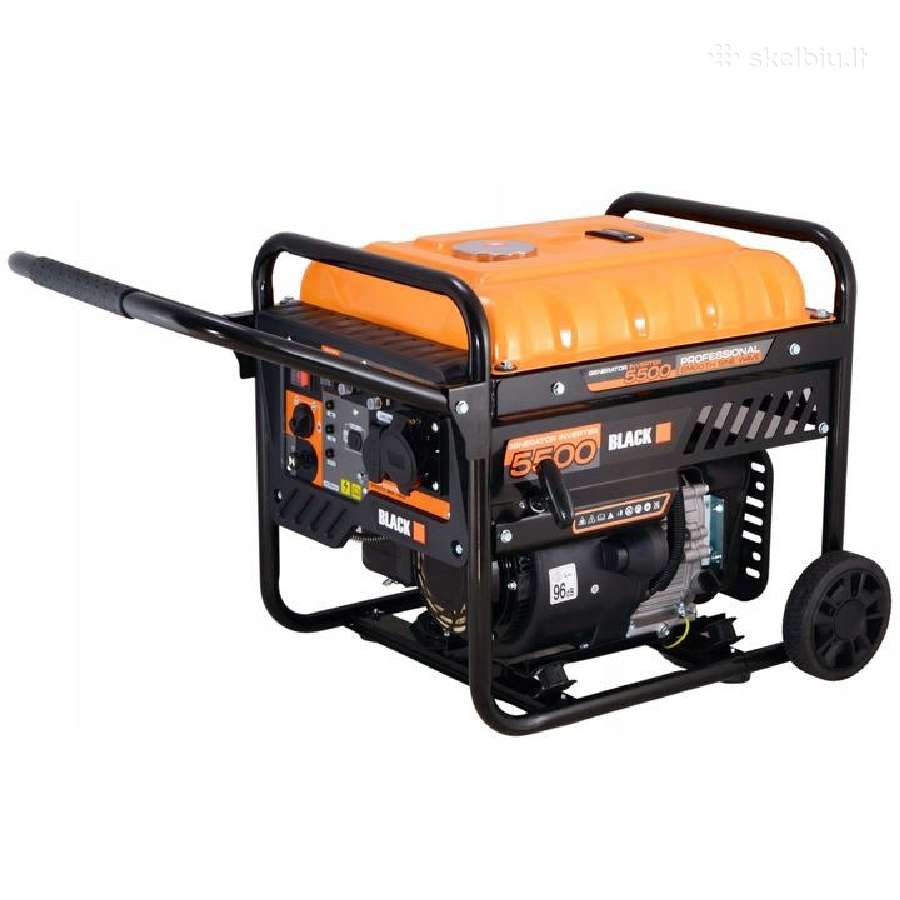 Black Inverter Generator 5500–5.5kw (Inverterinis) - nuotraukos Nr. 3