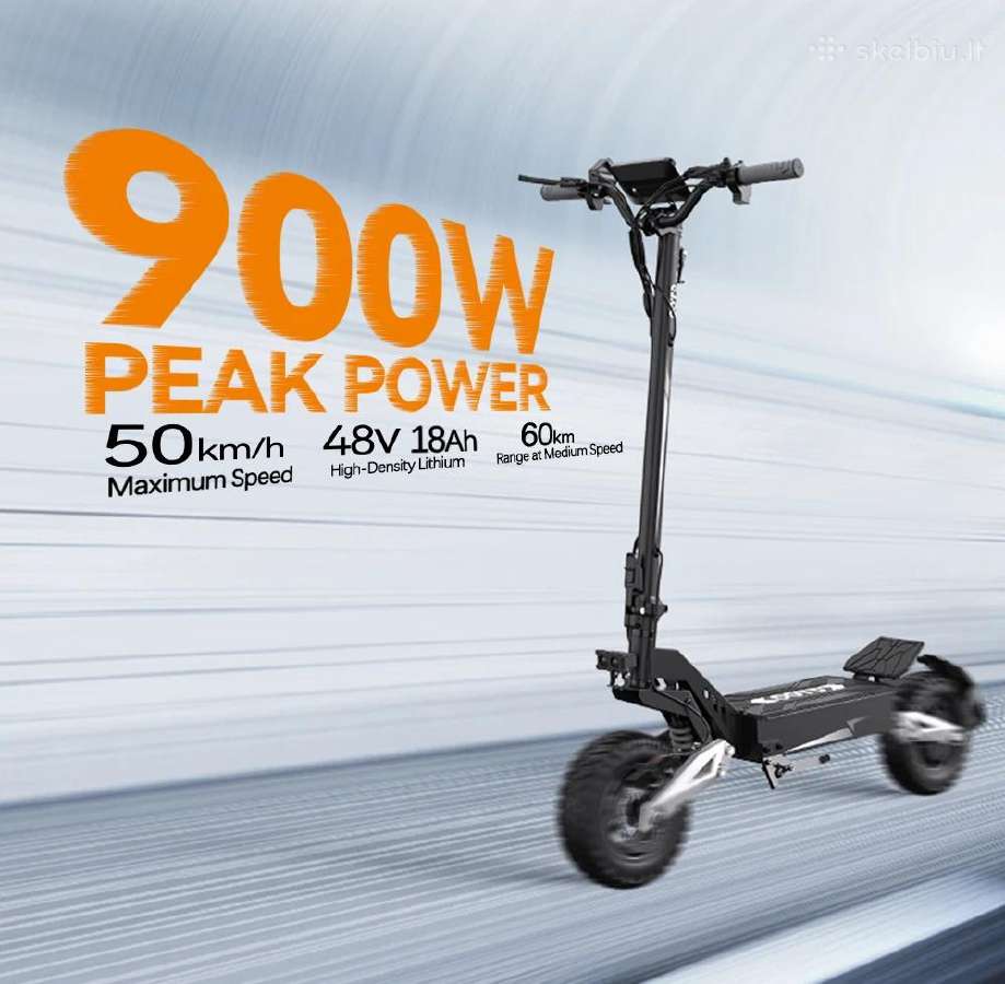 Naujas elektrinis paspirtukas greitis iki 56km/h - nuotraukos Nr. 9