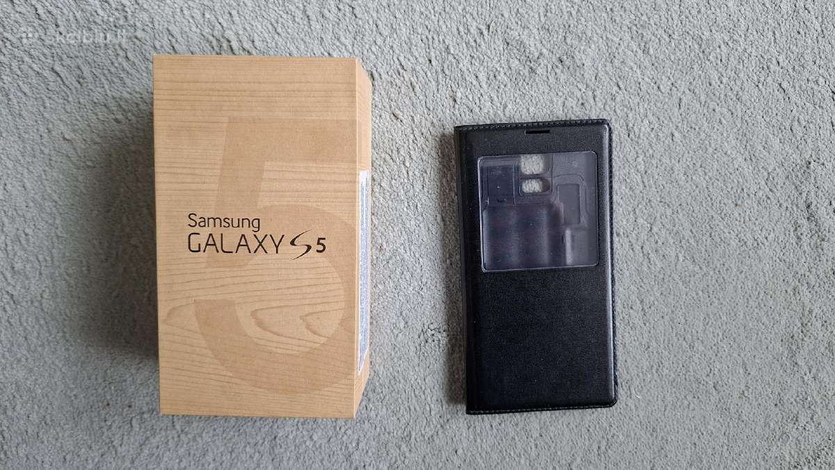 Telefonas Samsung Galaxy S5 su dėklu. - nuotraukos Nr. 3