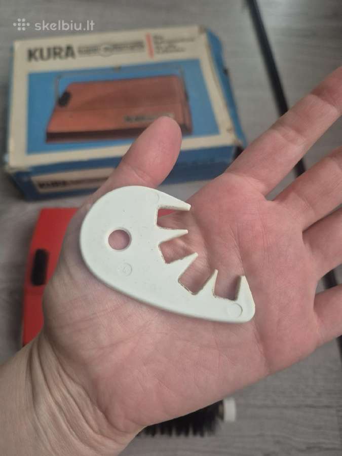 Vintažinis mechaninis grindų/kilimų šlaviklis Kura - nuotraukos Nr. 6