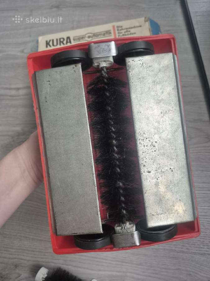 Vintažinis mechaninis grindų/kilimų šlaviklis Kura - nuotraukos Nr. 8