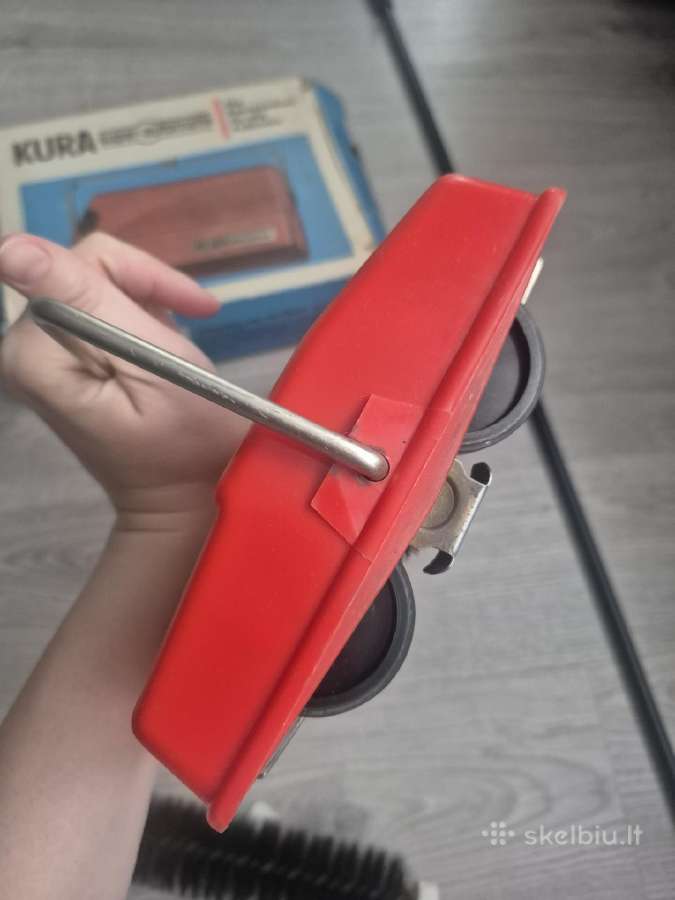 Vintažinis mechaninis grindų/kilimų šlaviklis Kura - nuotraukos Nr. 11