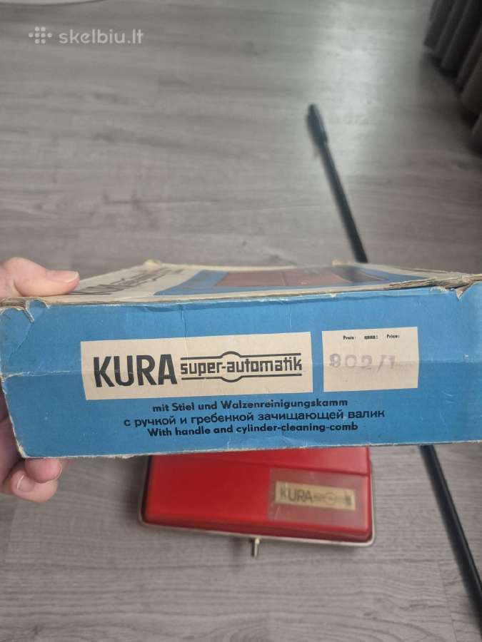 Vintažinis mechaninis grindų/kilimų šlaviklis Kura - nuotraukos Nr. 19