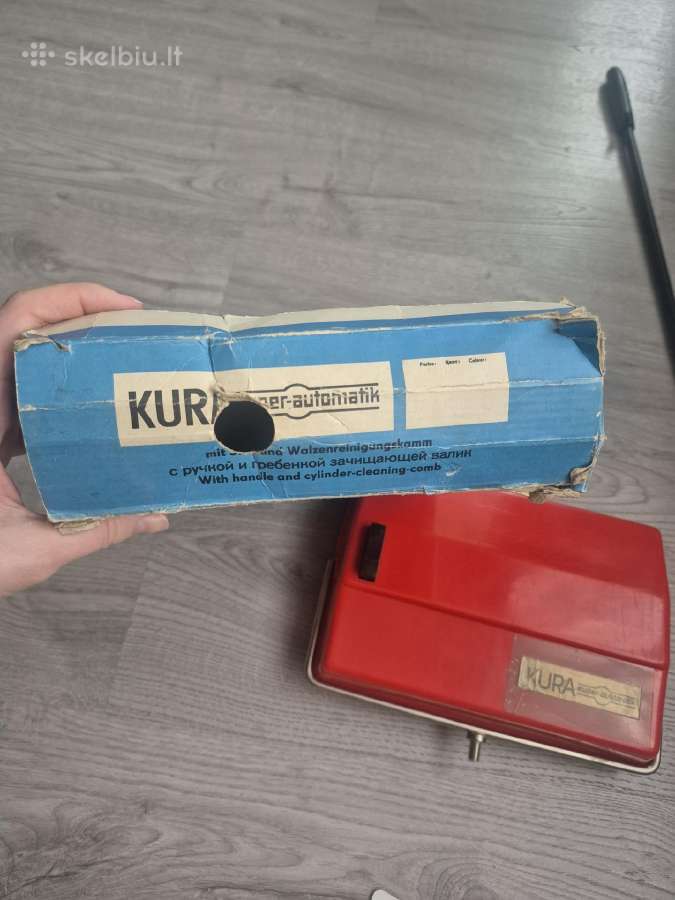 Vintažinis mechaninis grindų/kilimų šlaviklis Kura - nuotraukos Nr. 20
