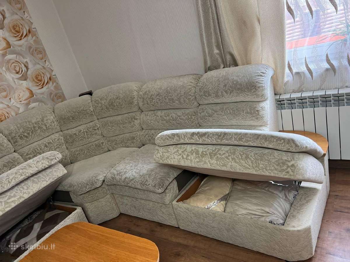 Svetainės sofa su baru - nuotraukos Nr. 5