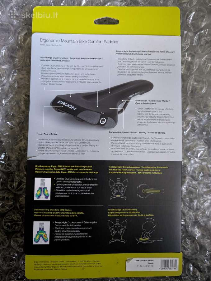Ergon Smc-3 S Pro balnelis baltas naujas - nuotraukos Nr. 5