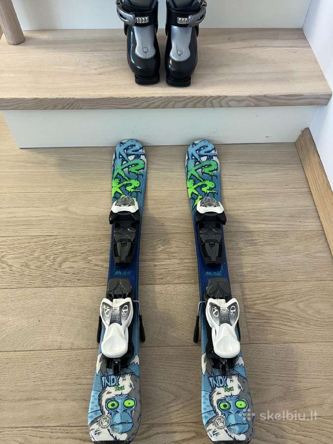 Vaikiški Head slidinėjimo batai 15.5, slidės 76cm - nuotraukos Nr. 8