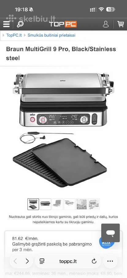 Braun Multigrill 9 Pro