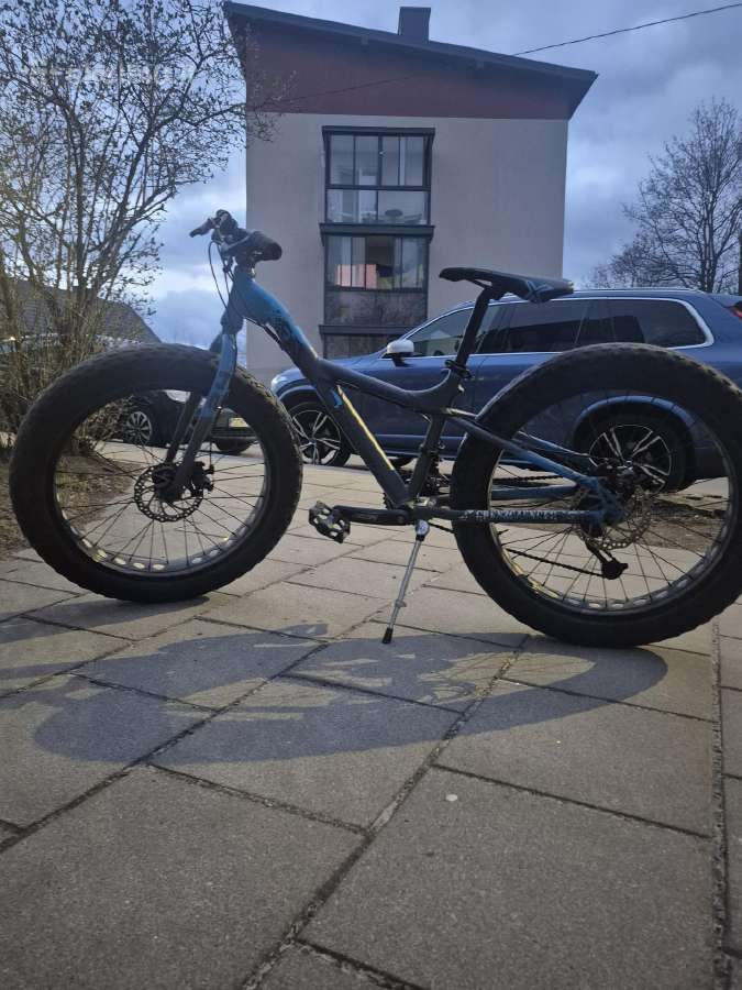 Fat bike paauglių dviratis.