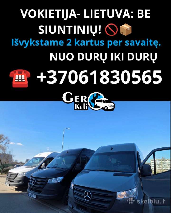 Keleivių vežimas Lietuva – Vokietija – Lietuva