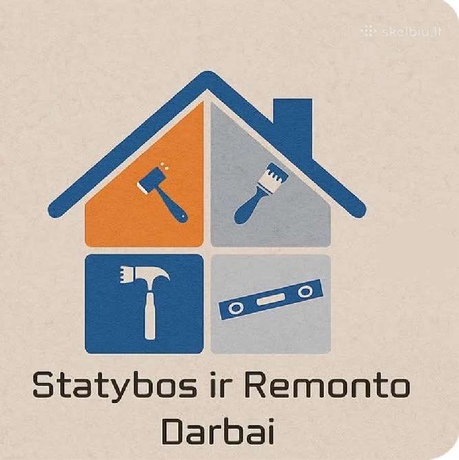 Visi statybos ir vidaus apdailos darbai Panevėžyje