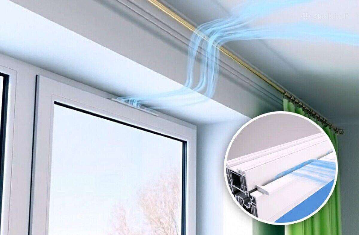 Ventiliacinis langų vožtuvas Air-box comfort