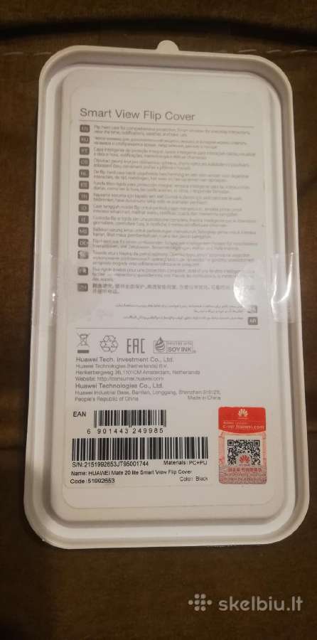 Naujas Smart View Huawei Mate20 lite dėklas - nuotraukos Nr. 3