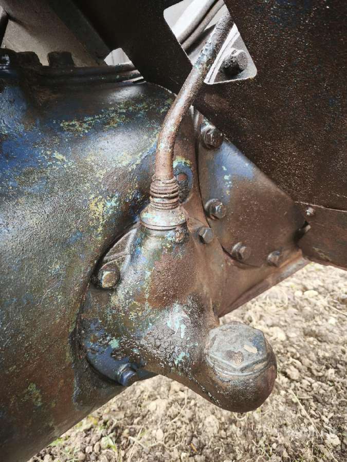 Antikvarinis Fordson Major su dujų generatoriumi - nuotraukos Nr. 14