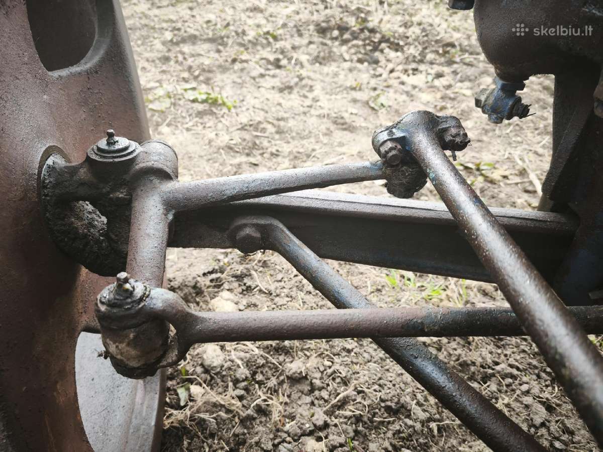 Antikvarinis Fordson Major su dujų generatoriumi - nuotraukos Nr. 23