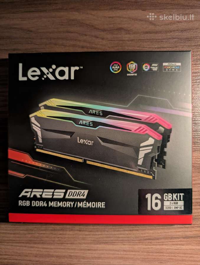 Nauja operatyvioji atmintis (RAM) ddr4 16-32gb