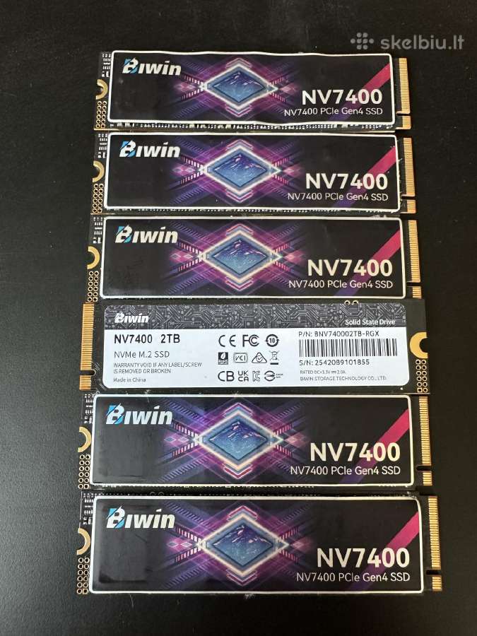 Nauji Biwin Black Opal Nv7400 m.2 2tb SSD