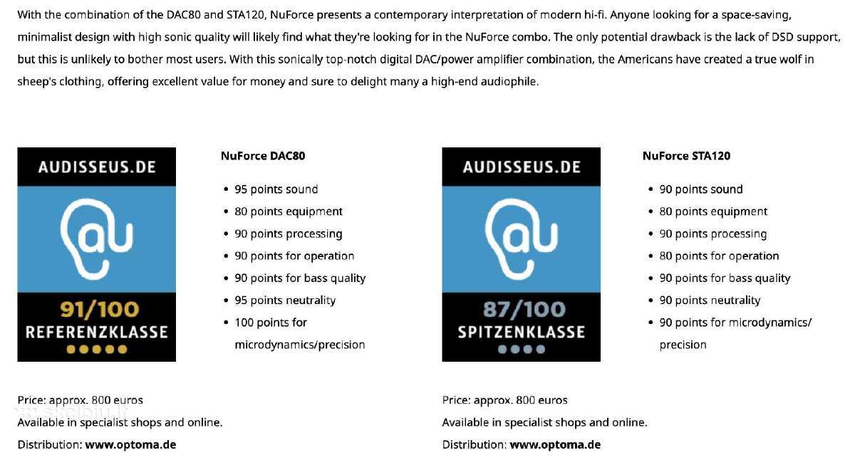 Nuforce (Usa), Sd Acoustics (UK) - nuotraukos Nr. 14