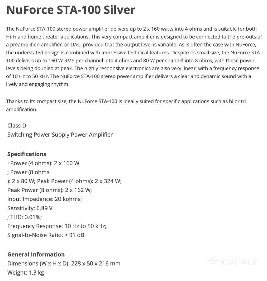 Nuforce (Usa), Sd Acoustics (UK) - nuotraukos Nr. 11