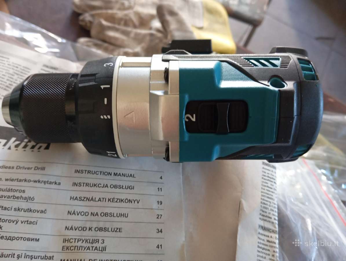 Makita Ddf 486 Akumaletorinis suktukas - nuotraukos Nr. 2