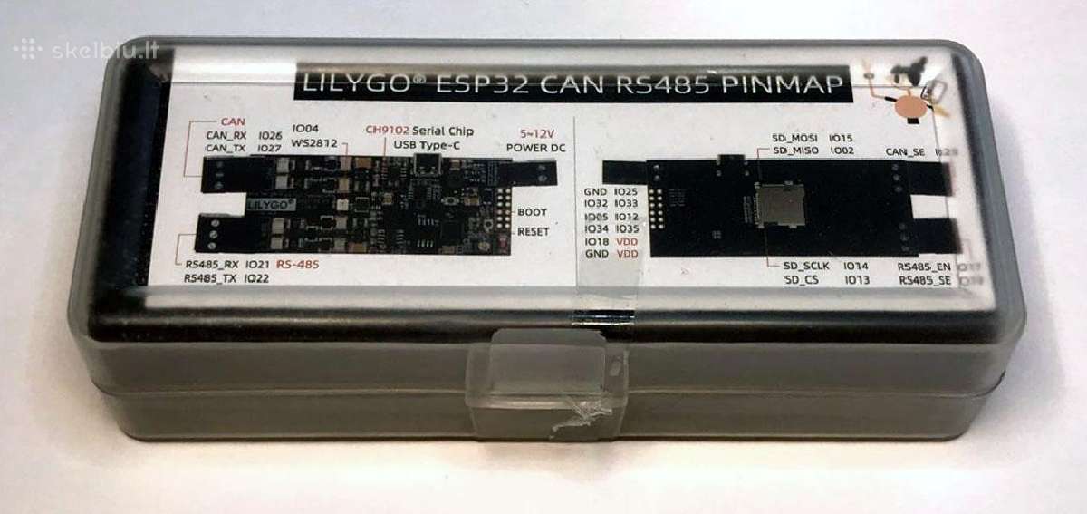 Lilygo T-can485 Esp32 Rs485 Can plokštė - nuotraukos Nr. 8