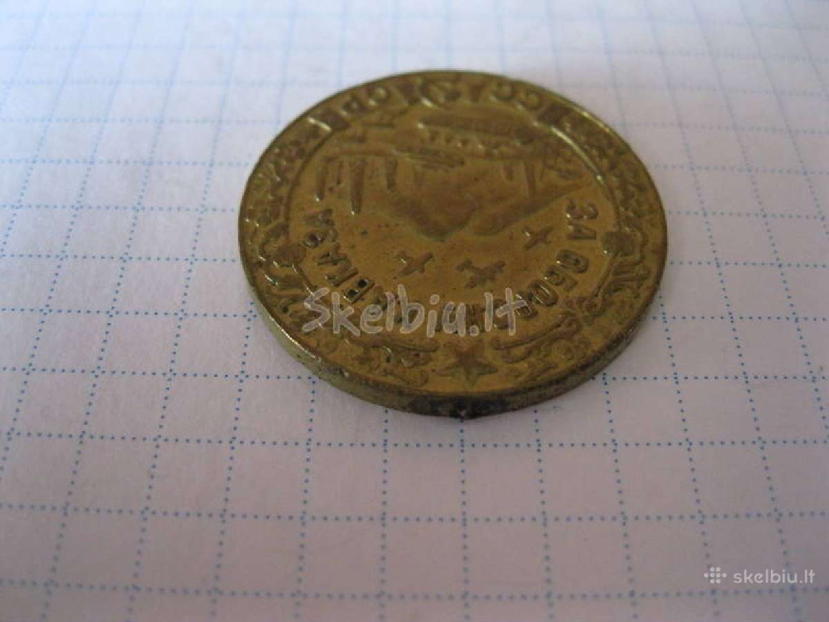 CCP kovinis medalis.zr. foto.originalas. - nuotraukos Nr. 2