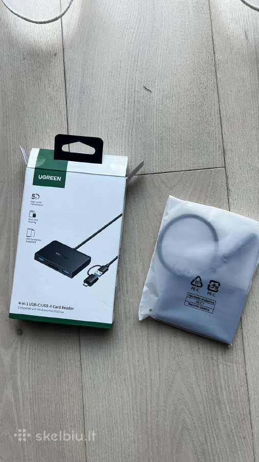 Kortelių skaitytuvas card reader 4 in 1 - nuotraukos Nr. 2
