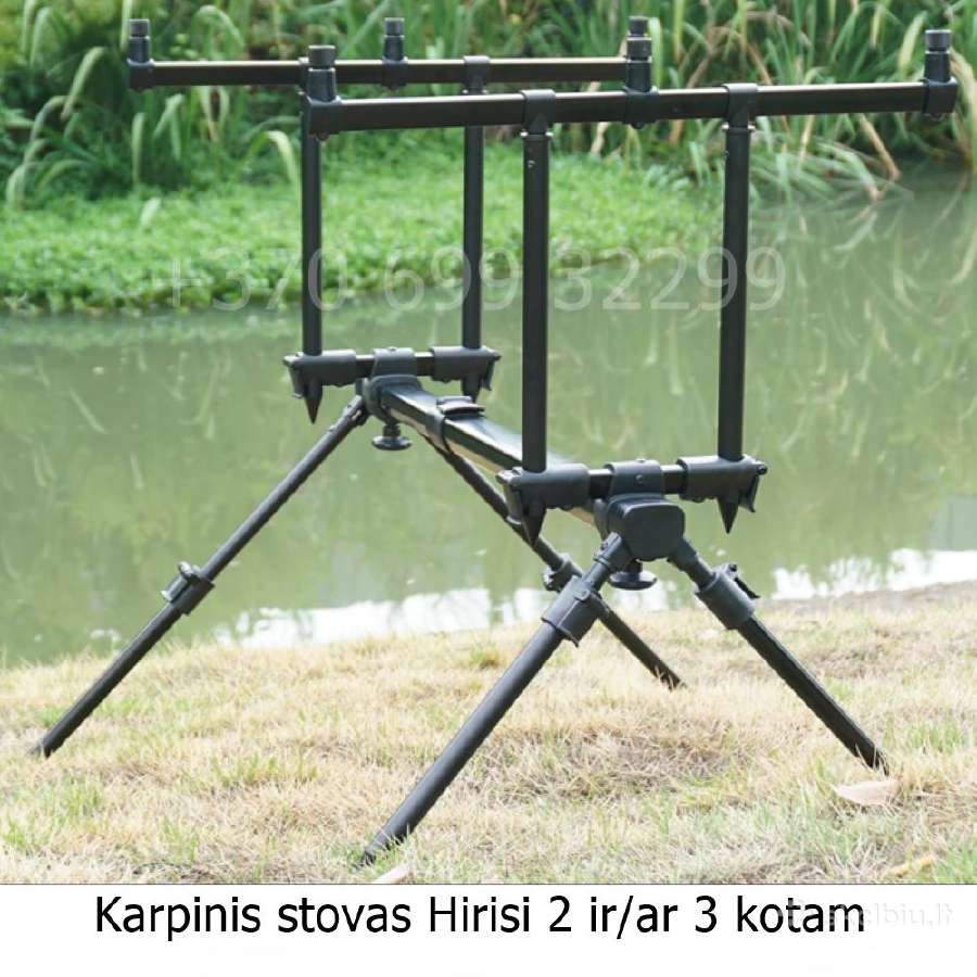 Meškerių karpinis stovas Hirisi 2 ir/ar 3 kotams - nuotraukos Nr. 2