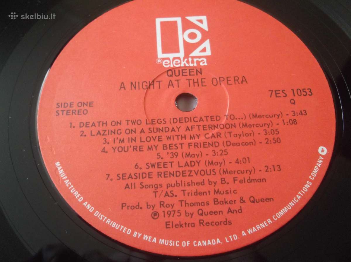 Queen A Night At The Opera Nm- - nuotraukos Nr. 5