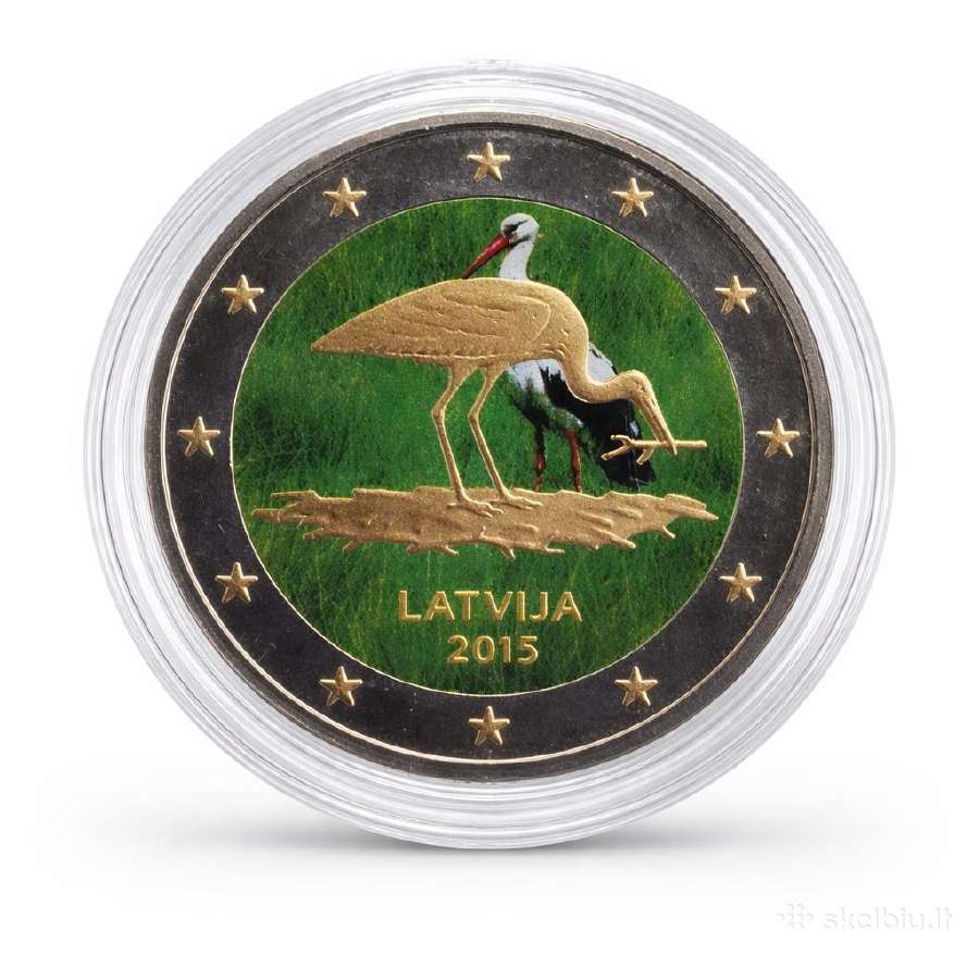 Dengtos emale proginės dviejų eurų monetų - nuotraukos Nr. 5