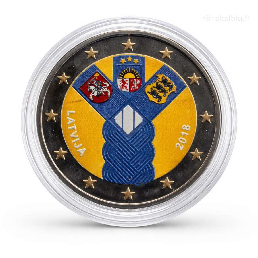 Dengtos emale proginės dviejų eurų monetų - nuotraukos Nr. 15