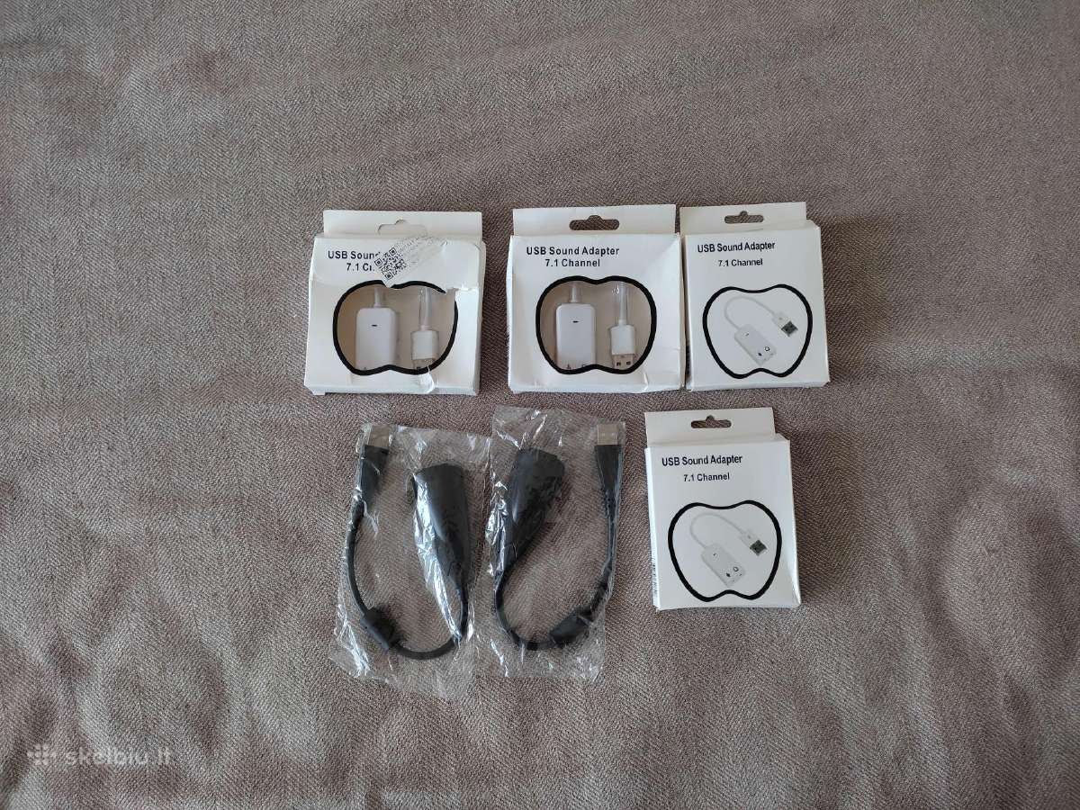 Išorinė Usb garso plokštė (Adapteris)