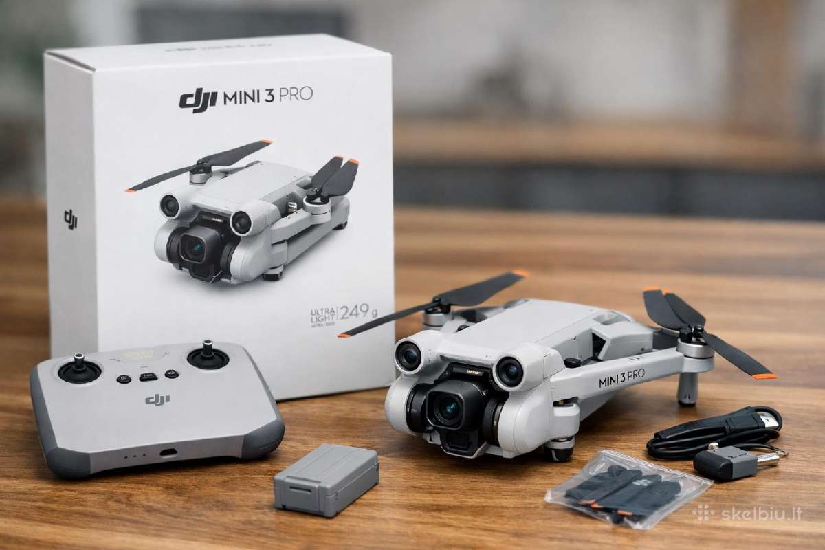 Dronas Dji mini 3 Pro (Naujas)