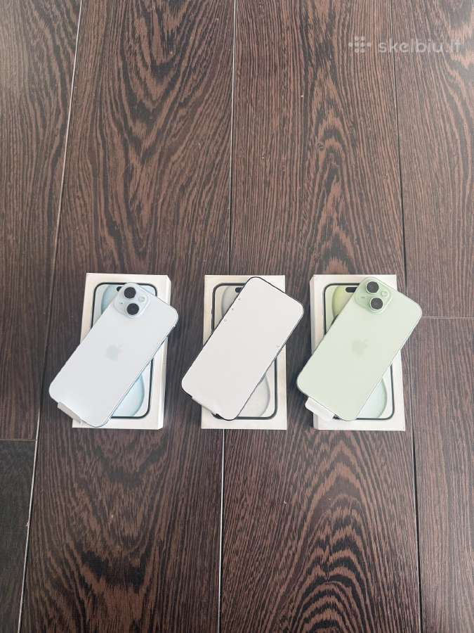 Apple iPhone 15 128gb pink/blue/black New - nuotraukos Nr. 3
