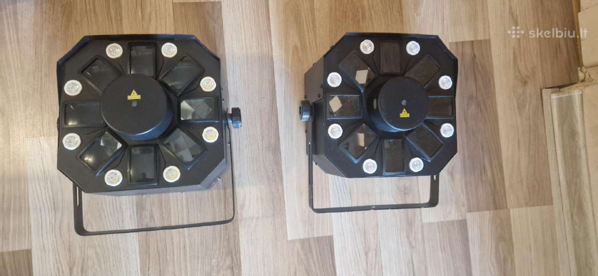 3 in 1 LED Prožektoriai. Apšvietimas. Renginiai.