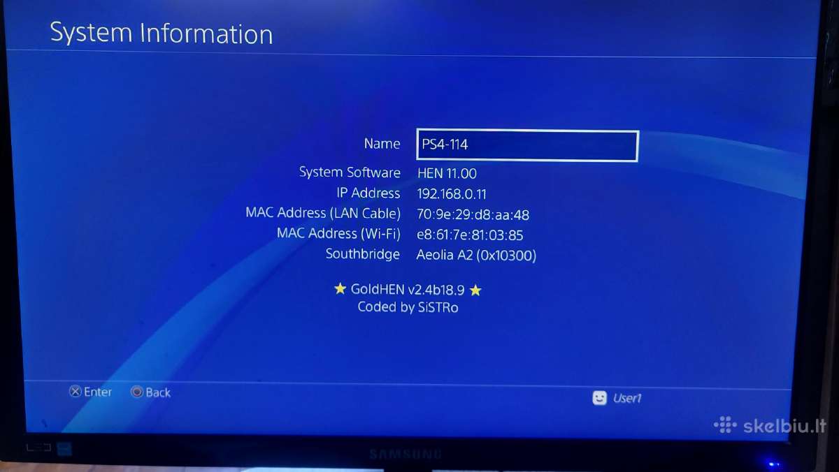 Ps4 "extra" phat 4tb Vue 11.00 - nuotraukos Nr. 5