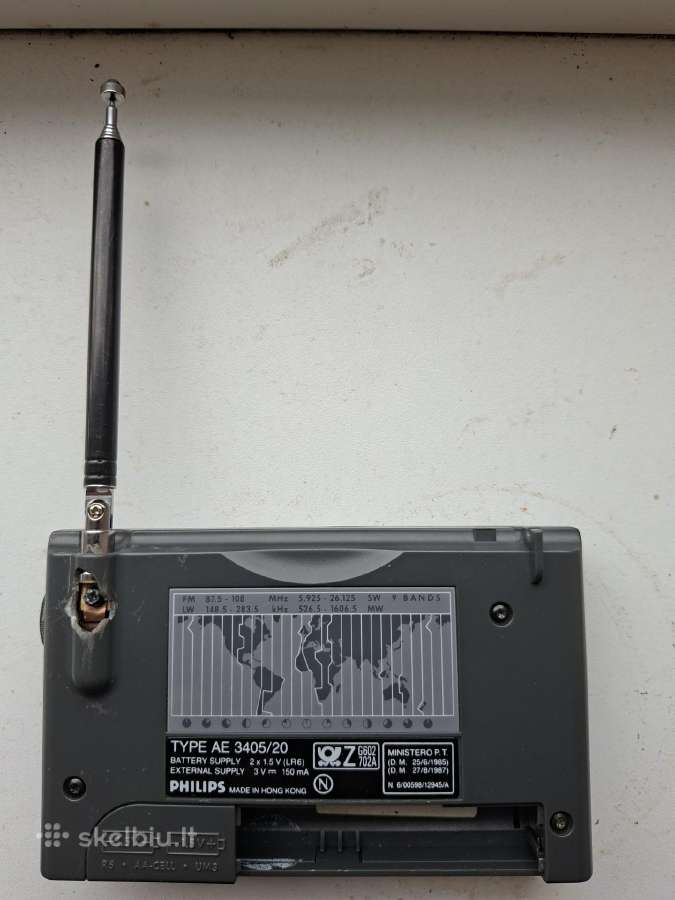 Radio imtuvas Philips radio Type Ae 3405/20 - nuotraukos Nr. 7