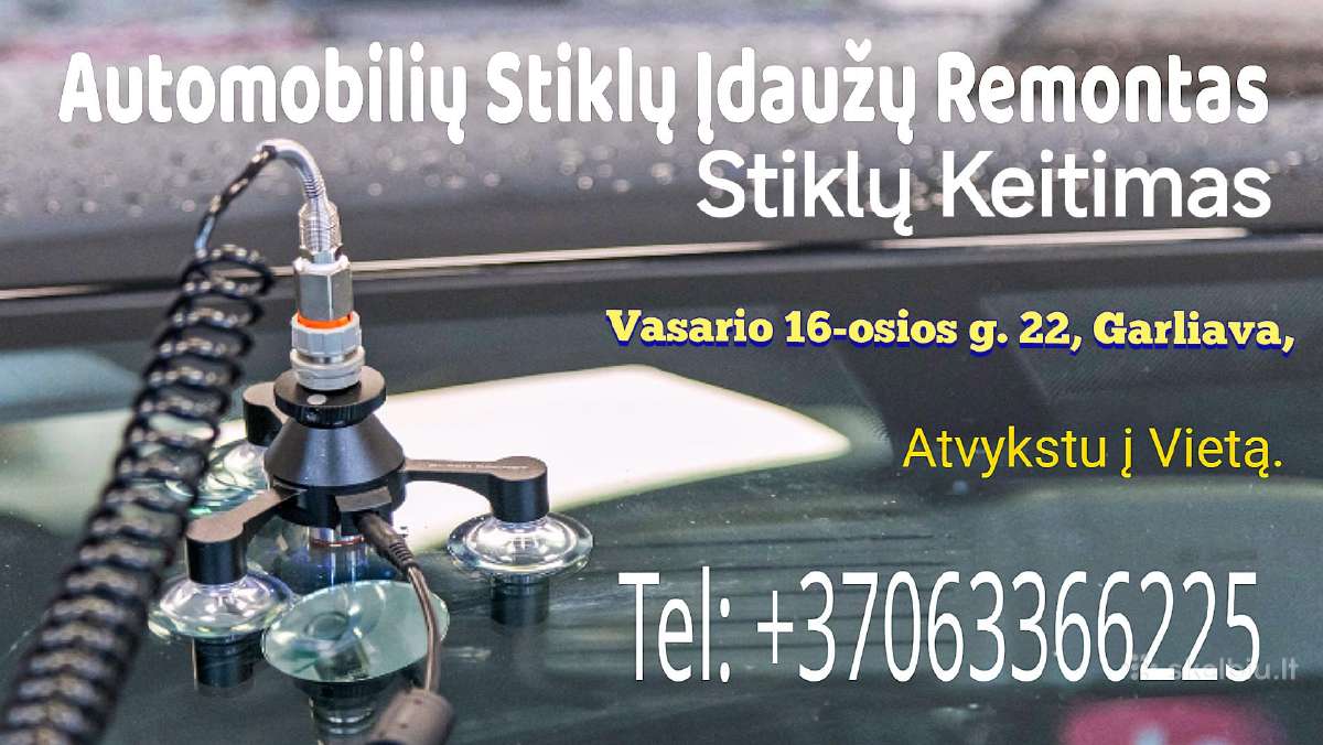 Stiklų Keitimas Įdaužų Remontas Garliava . - nuotraukos Nr. 3