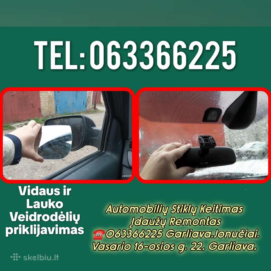 Stiklų Keitimas Įdaužų Remontas Garliava . - nuotraukos Nr. 7