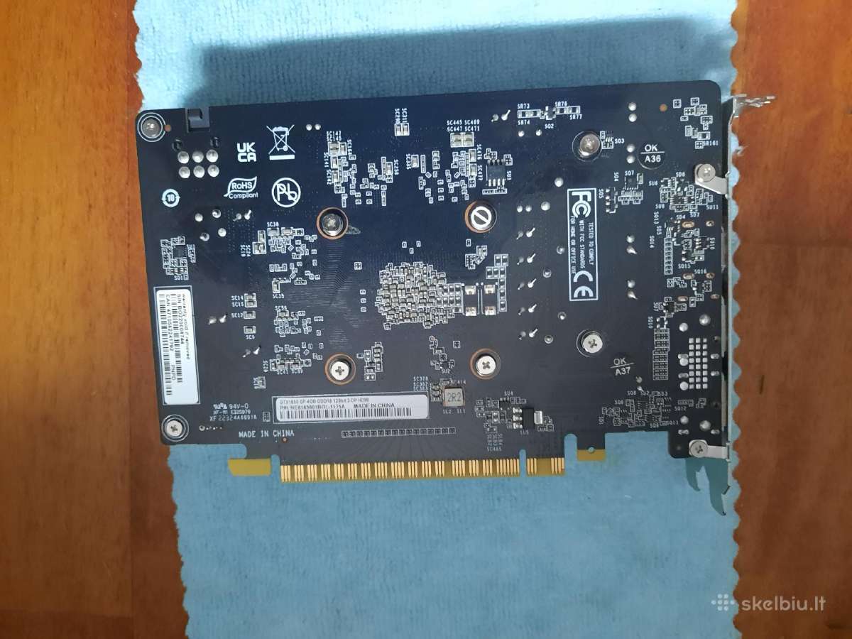 Nvidia Gtx 1650 Gddr6 ir Deepcool De600 V2 - nuotraukos Nr. 4