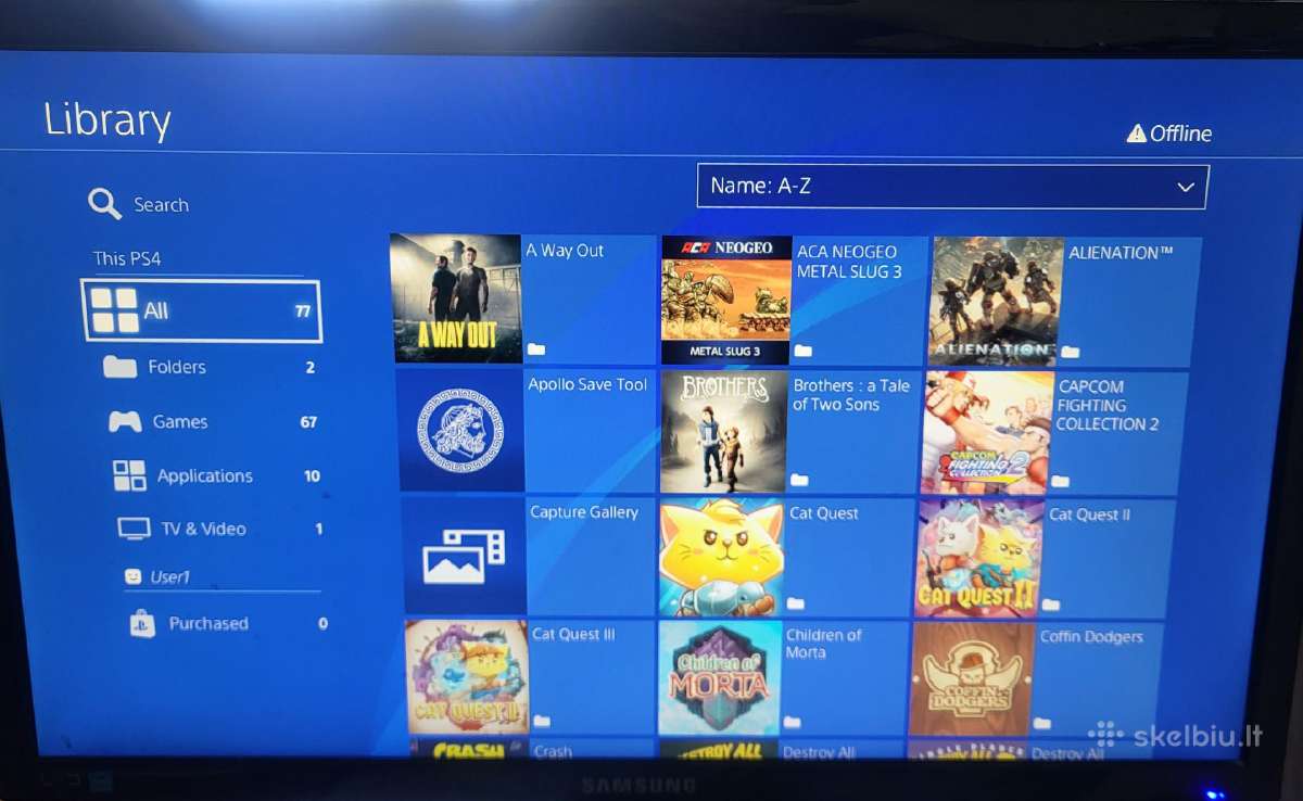 Ps4 "extra" phat 5tb Vue 11.00 - nuotraukos Nr. 2