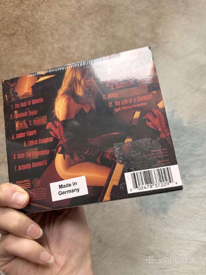 Taylor Swift The Life of A Showgirl CD rinkinys - nuotraukos Nr. 2