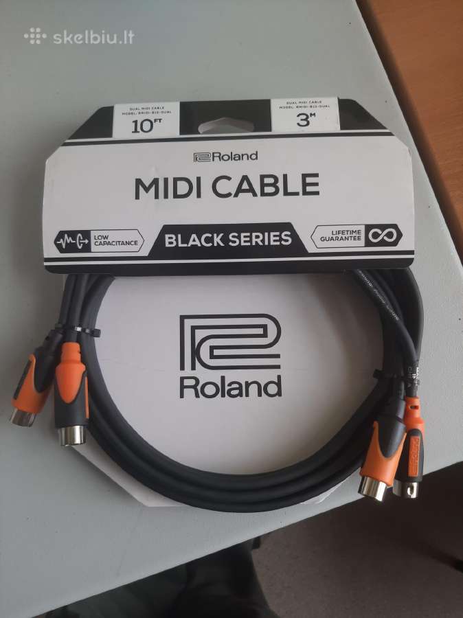 Midi kabelis dual