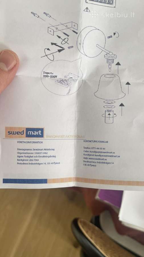 Du sieniniai šviestuvai - nuotraukos Nr. 4