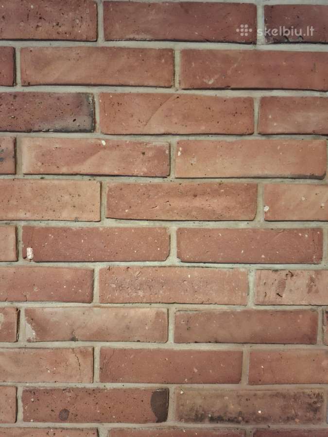 Pjaustytos vokiškos raudonos plytos - nuotraukos Nr. 3