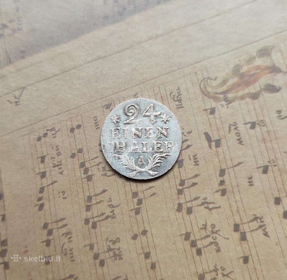 1/24 thaler 1783 Vokietija Prūsija