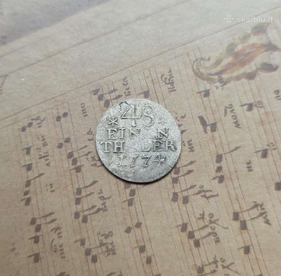1/48 thaler 1774 Vokietija Prūsija