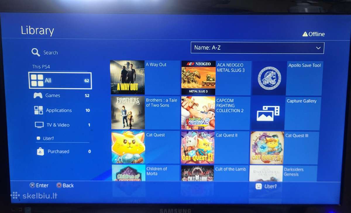 Ps4 1tb Phat console Jailbreak'ed Vue - nuotraukos Nr. 2
